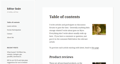 Desktop Screenshot of editorsean.com